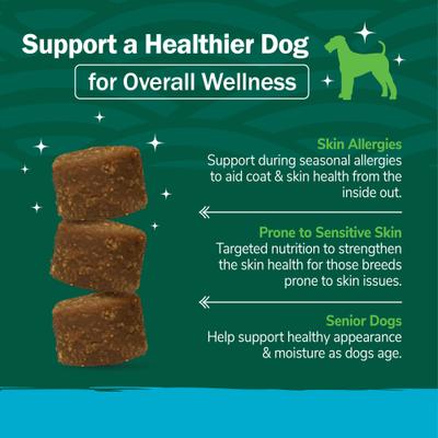 Show full view: petnc Skin & Coat Soft Chews Dog Supplement, 60 count slide 6 of 10