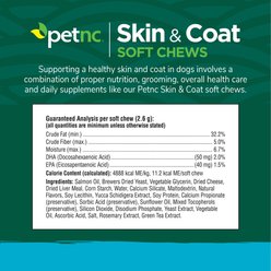 petnc Skin & Coat Soft Chews Dog Supplement, 60 count slide 2 of 8