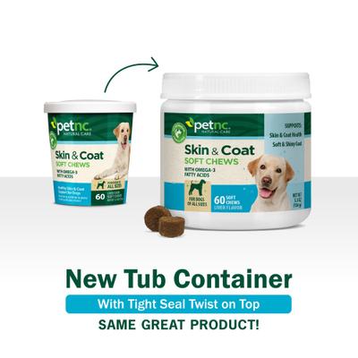 Show full view: petnc Skin & Coat Soft Chews Dog Supplement, 60 count slide 3 of 10