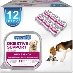 Forza10 Actiwet Digestive Support with Salmon Wet Dog Food, 3.5-oz, case of 12