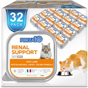 Forza10 Actiwet Renal Support Wet Cat Food, 3.5-oz, case of 32