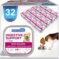 Forza10 Actiwet Digestive Support with Salmon Wet Dog Food, 3.5-oz, case of 32