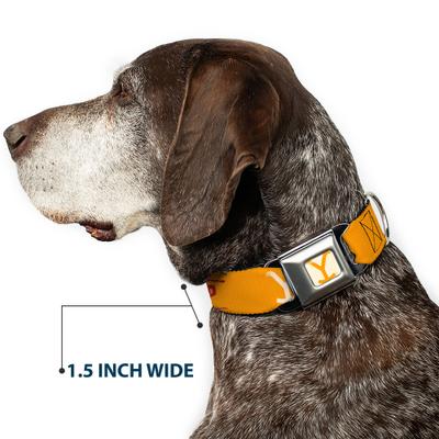 Show full view: Buckle-Down Paramount Network Yellowstone Y Logo Cowboy Up Dog Collar, Small: 9.5 to 13-in neck, 1-in wide slide 7 of 8