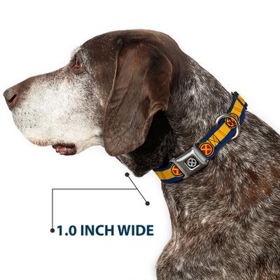 Show full view: Buckle-Down Marvel Comics X Men Cyclops Utility Strap Dog Collar, Large: 20 to 31-in neck, 1.5-in wide slide 6 of 8