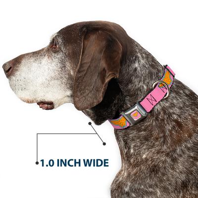 Show full view: Buckle-Down DC Comics Wonder Woman Logo Dog Collar, Small: 13 to 17-in neck, 1.5-in wide slide 6 of 8