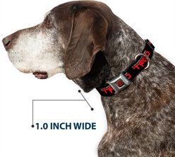 Buckle-Down Toyota Racing Development Logo Dog Collar, Black/White/Red, Medium: 11 to 16.5-in neck, 1-in wide slide 2 of 8