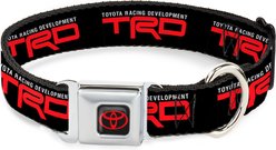Buckle-Down Toyota Racing Development Logo Dog Collar, Black/White/Red, Medium: 11 to 16.5-in neck, 1-in wide