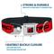 Show in main carousel: Buckle-Down Toyota Racing Development Logo Dog Collar, Red/Black, Large: 15 to 24-in neck, 1-in wide slide 5 of 9