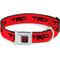 Show in main carousel: Buckle-Down Toyota Racing Development Logo Dog Collar, Red/Black, Large: 15 to 24-in neck, 1-in wide slide 1 of 9
