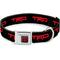 Show in main carousel: Buckle-Down Toyota Racing Development Logo Dog Collar, Black/Red, Large: 15 to 24-in neck, 1-in wide slide 1 of 8