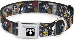 Buckle-Down Marvel Comics Venom Comic Book Panels Dog Collar, Medium: 16 to 23-in neck, 1.5-in wide