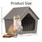 Show in main carousel: Bencmate Wooden Cozy Sturdy Small Cat House, Brown slide 3 of 5