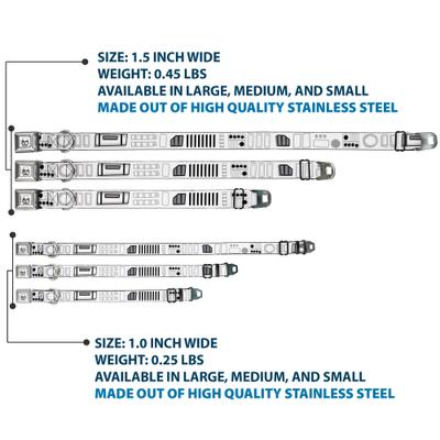 Show full view: Buckle-Down Star Wars Stormtroopers Utility Belt Dog Collars, Small: 13 to 17-in neck, 1.5-in wide slide 3 of 8