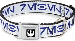 Buckle-Down Star Wars Aurebesh Rebel Dog Collar, Medium: 16 to 23-in neck, 1.5-in wide