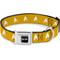 Show in main carousel: Buckle-Down CBS Studios Inc. Star Trek Starfleet Insignia Dog Collar, Yellow, Medium: 16 to 23-in neck, 1.5-in wide slide 1 of 8