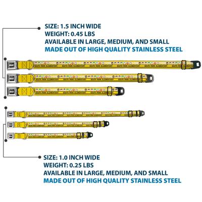 Show full view: Buckle-Down Comedy Central South Park Elementary School Bus Characters Pose Dog Collar, Medium: 11 to 16.5-in neck, 1-in wide slide 3 of 8