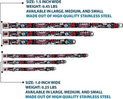 Buckle-Down Marvel Comics Spider Man in Action Dog Collar, Small: 13 to 17-in neck, 1.5-in wide slide 2 of 8