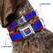Show in main carousel: Buckle-Down DC Comics Superman Shield Stripe Dog Collar, Large: 20 to 31-in neck, 1.5-in wide slide 2 of 9