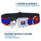 Show in main carousel: Buckle-Down DC Comics Superman Shield Stripe Dog Collar, Large: 20 to 31-in neck, 1.5-in wide slide 4 of 9