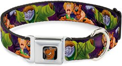 Buckle-Down Scooby Doo Scooby & Shaggy Hugging Werewolf Man Dog Collar, Small: 13 to 17-in neck, 1.5-in wide