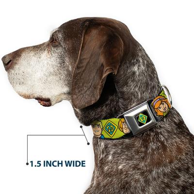 Show full view: Buckle-Down Scooby Doo Character Faces Dog Collar, Medium: 11 to 16.5-in neck, 1-in wide slide 7 of 8