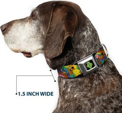 Buckle-Down Scooby Doo & Shaggy Poses Munchies Dog Collar, Large: 20 to 31-in neck, 1.5-in wide slide 2 of 8