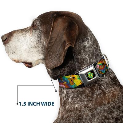 Show full view: Buckle-Down Scooby Doo & Shaggy Poses Munchies Dog Collar, Large: 20 to 31-in neck, 1.5-in wide slide 8 of 9