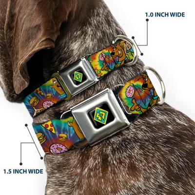 Show full view: Buckle-Down Scooby Doo & Shaggy Poses Munchies Dog Collar, Large: 20 to 31-in neck, 1.5-in wide slide 3 of 9