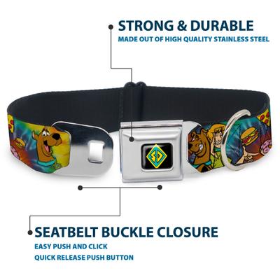 Show full view: Buckle-Down Scooby Doo & Shaggy Poses Munchies Dog Collar, Large: 20 to 31-in neck, 1.5-in wide slide 5 of 9