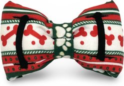 Slobber Threads Christmas Sweater Weather Holiday Dog Bowtie slide 2 of 3
