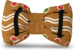 Slobber Threads Christmas Gingerbread Cookie Dog Bowtie slide 2 of 2
