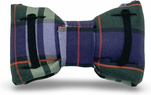 Show full view: Slobber Threads Christmas Dapper Plaid Dog Bowtie slide 2 of 2