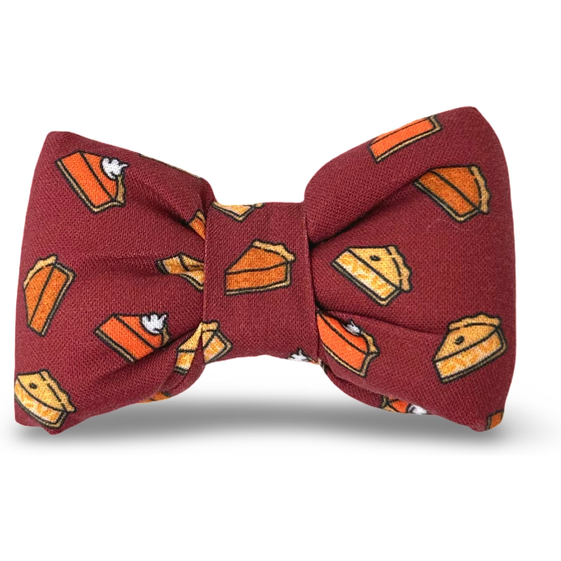 Slobber Threads Christmas Pie Season Dog Bowtie