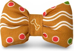 Slobber Threads Christmas Gingerbread Cookie Dog Bowtie
