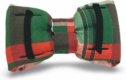 Slobber Threads Christmas Holly Jolly Plaid Dog Bowtie slide 2 of 2