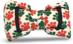Slobber Threads Christmas Holiday Paws Dow Bowtie slide 2 of 2