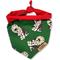 Show in main carousel: Slobber Threads Christmas Tangled Tidings Dog Bandana, Small slide 1 of 4