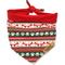 Show in main carousel: Slobber Threads Christmas Sweater Weather Holiday Dog Bandana, Small slide 1 of 5