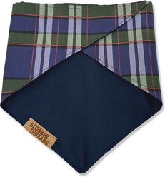 Slobber Threads Christmas Dapper Plaid Dog Bandana, Large slide 2 of 4