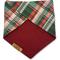 Show in main carousel: Slobber Threads Christmas Holly Jolly Plaid Dog Bandana, Small slide 4 of 5