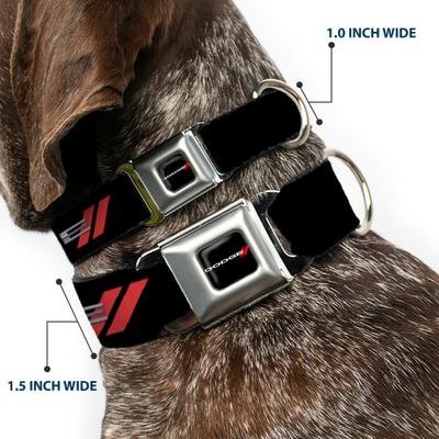 Show full view: Buckle-Down Dodge Red Rhombus Dog Collar, Large: 20 to 31-in neck, 1.5-in wide slide 2 of 8
