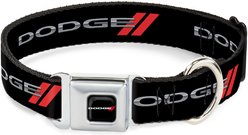 Buckle-Down Dodge Red Rhombus Dog Collar, Large: 20 to 31-in neck, 1.5-in wide