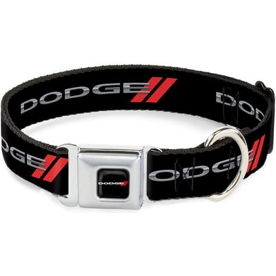 Buckle-Down Buckle-Down Dodge Red Rhombus Dog Collar, Medium: 11 to 16.5-in neck, 1-in wide