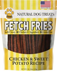 American Pet Food Fetch Fries Chicken & Sweet Potato Dog Treats, 16-oz bag