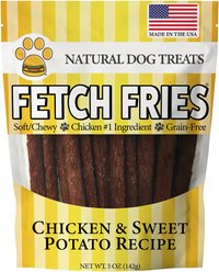 American Pet Food Fetch Fries Chicken & Sweet Potato Dog Treats, 5-oz bag