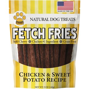 American Pet Food Fetch Fries Chicken & Sweet Potato Dog Treats, 5-oz bag