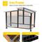 Show in main carousel: Aivituvin Insulated Metal Frame Wooden Outdoor Heated Dog House, Brown, Medium slide 4 of 8