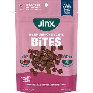 Jinx Beef Bites Jerky Dog Treats, 5-oz bag