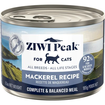 ZIWI ZIWI Peak Mackerel Recipe Canned Cat Food, 6.5-oz, case of 12