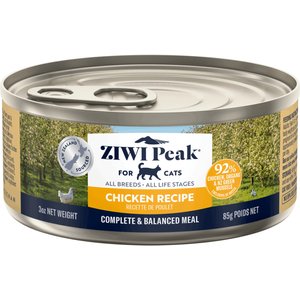 ZIWI Peak Chicken Recipe Canned Cat Food, 3-oz, case of 24